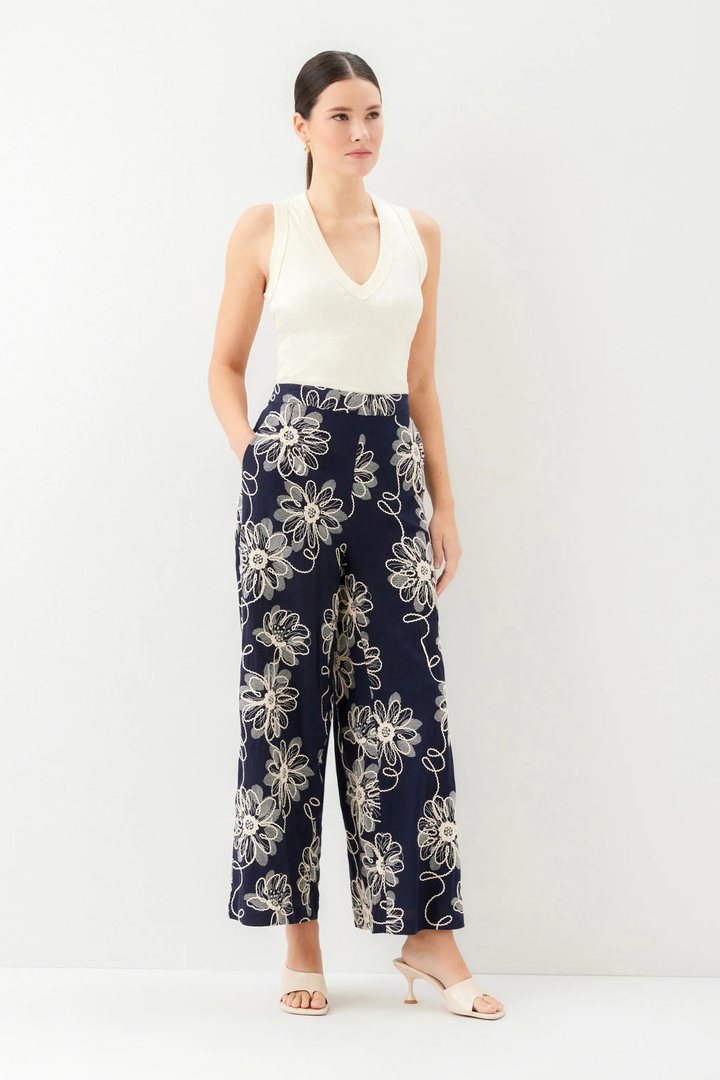 Fifteen Twenty | Adara Embroidered Pants