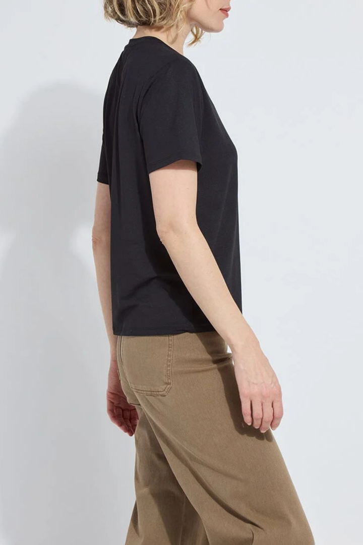 Lysse | Box-cut Tee Black