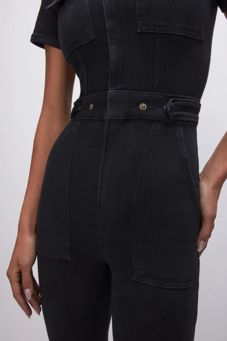 GOOD AMERICAN Bootcut Jumpsuit