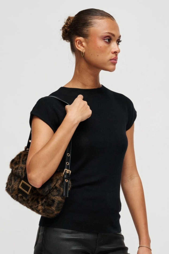 FAUX FUR LEOPARD