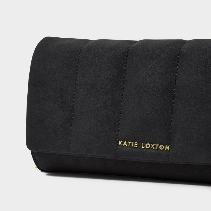 KATIE LOXTON | Kayla Quilted Crossbody-Black