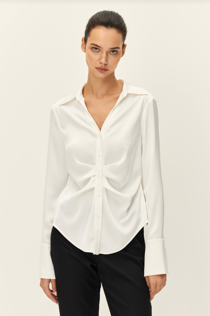 Elodie | Canal Pleat Front Shirt