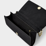 KATIE LOXTON | Kayla Quilted Crossbody-Black