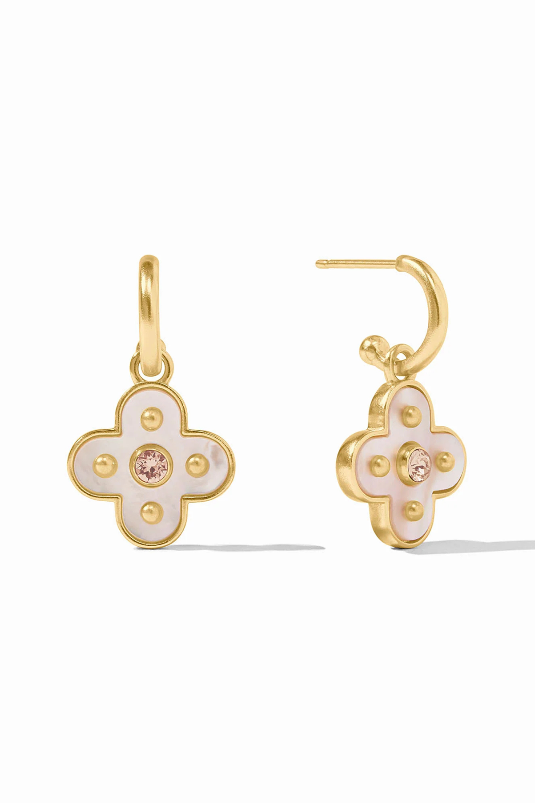 Julie Vos | Colette Hoop & Charm Earring - Gold