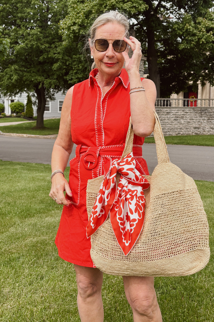 Red Stitch Marilyn Dress