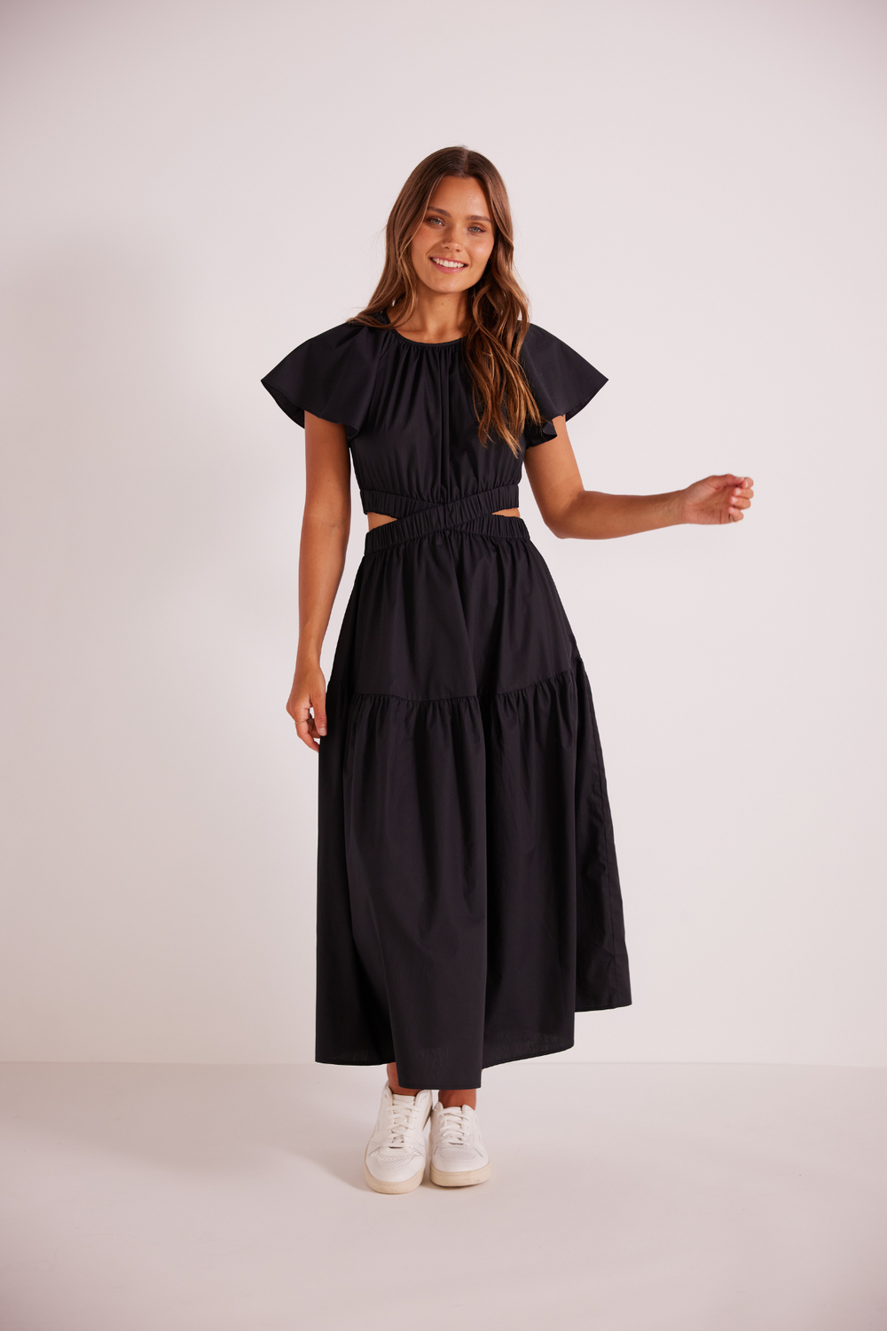 MINKPINK ALLEGRA CUTOUT MIDI DRESS