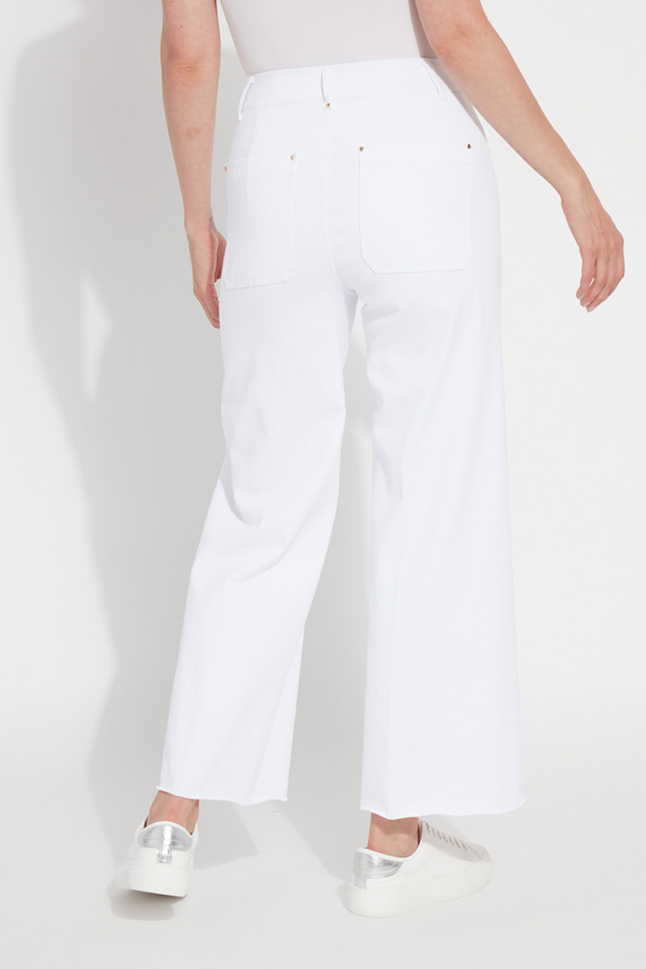 LYSSE | Erin Wide leg Denim-White