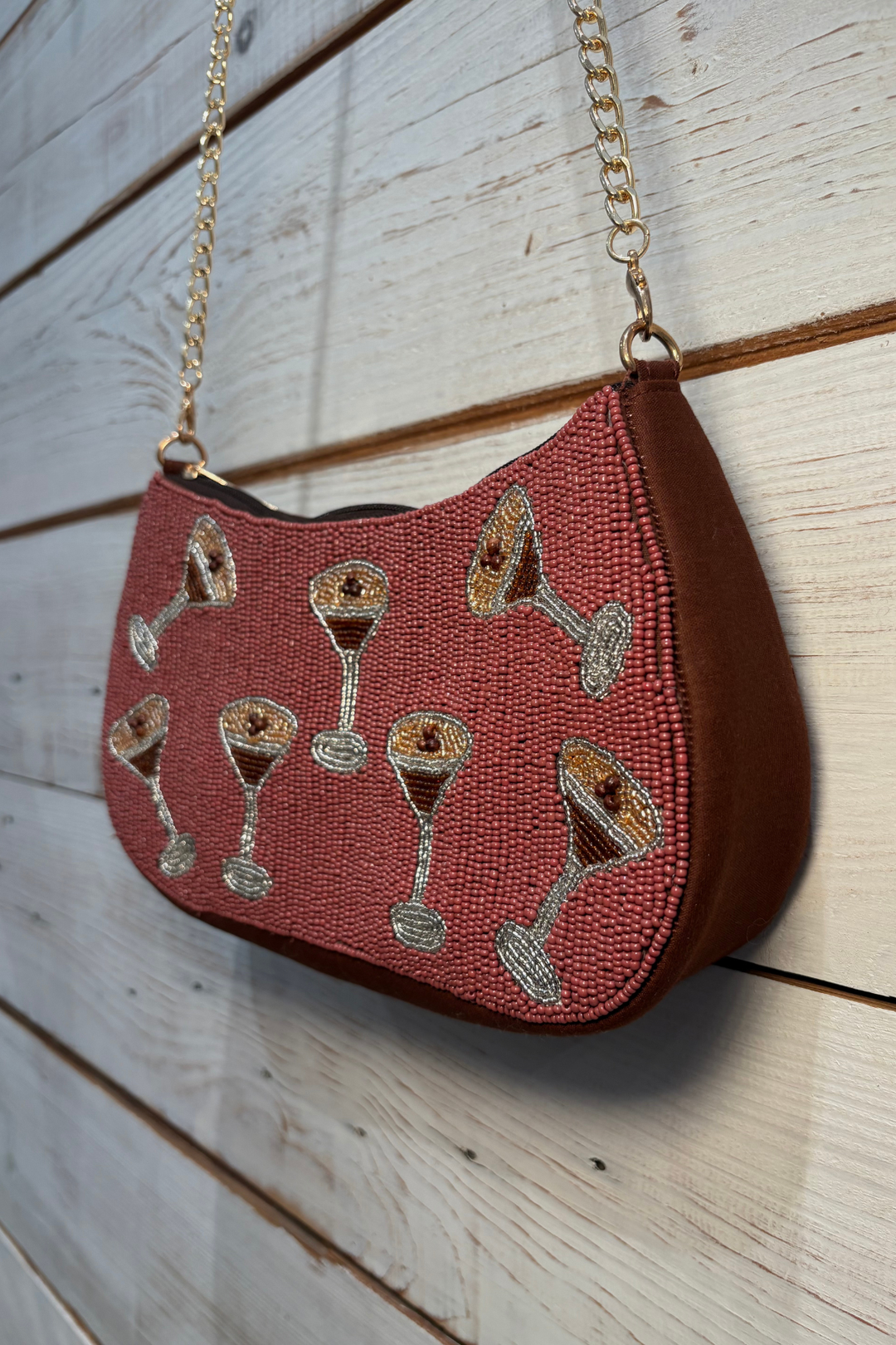 Espresso Martini Beaded Clutch