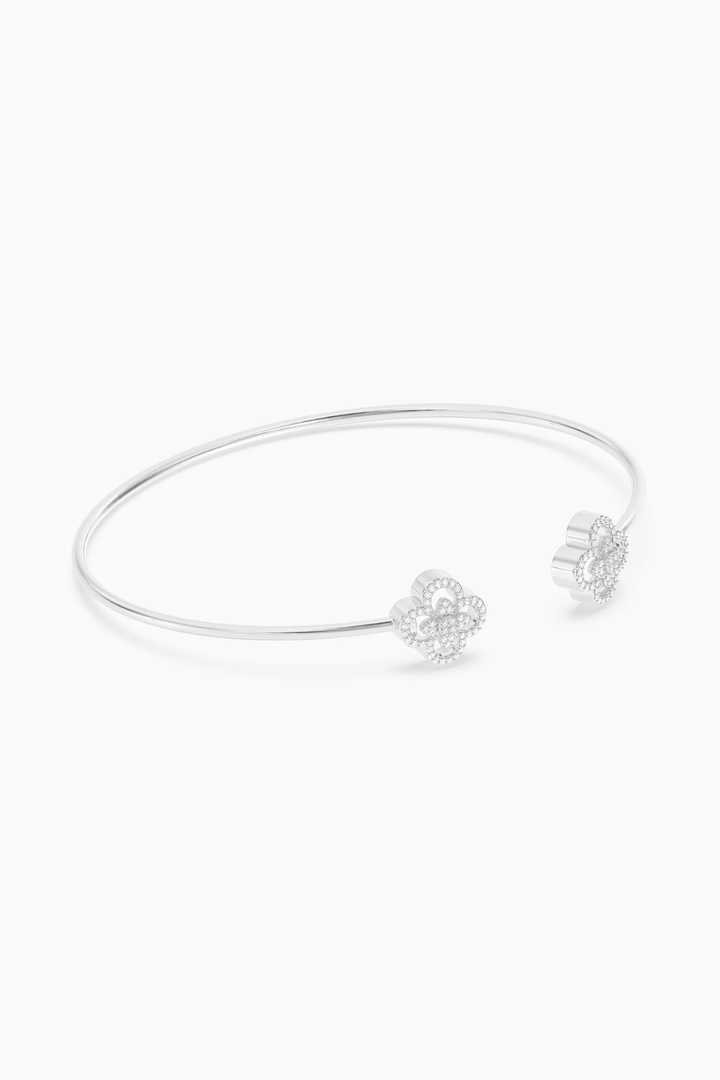 Ella Stein | Wildflower Flexi Cuff Bracelet - Silver