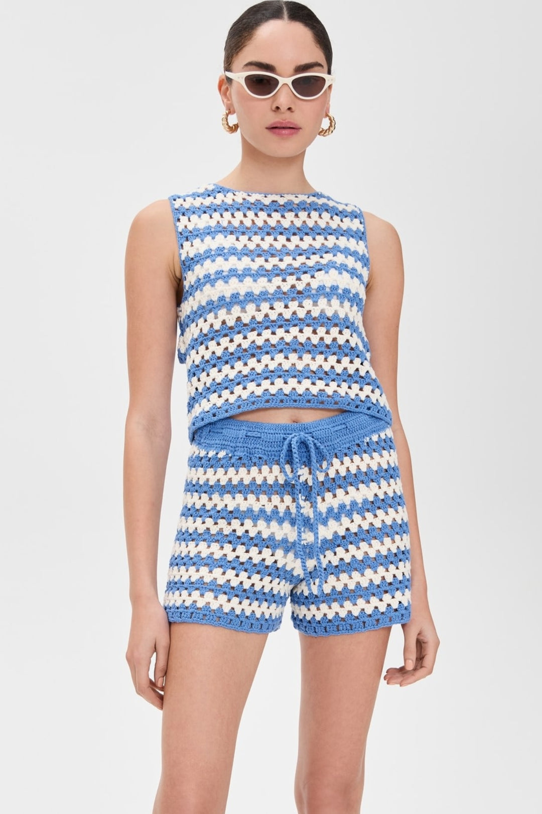 MINKPINK | CALLY CROCHET CROP TOP