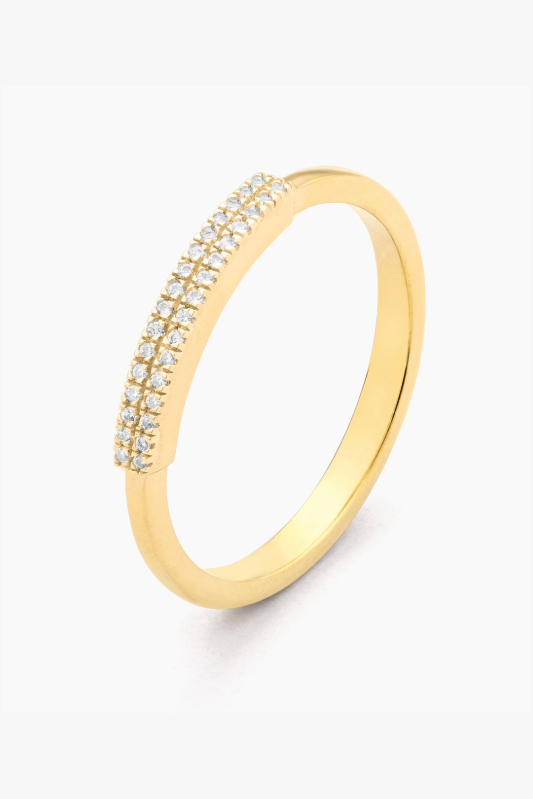 Ella Stein | Bar None Stackable Ring - Gold