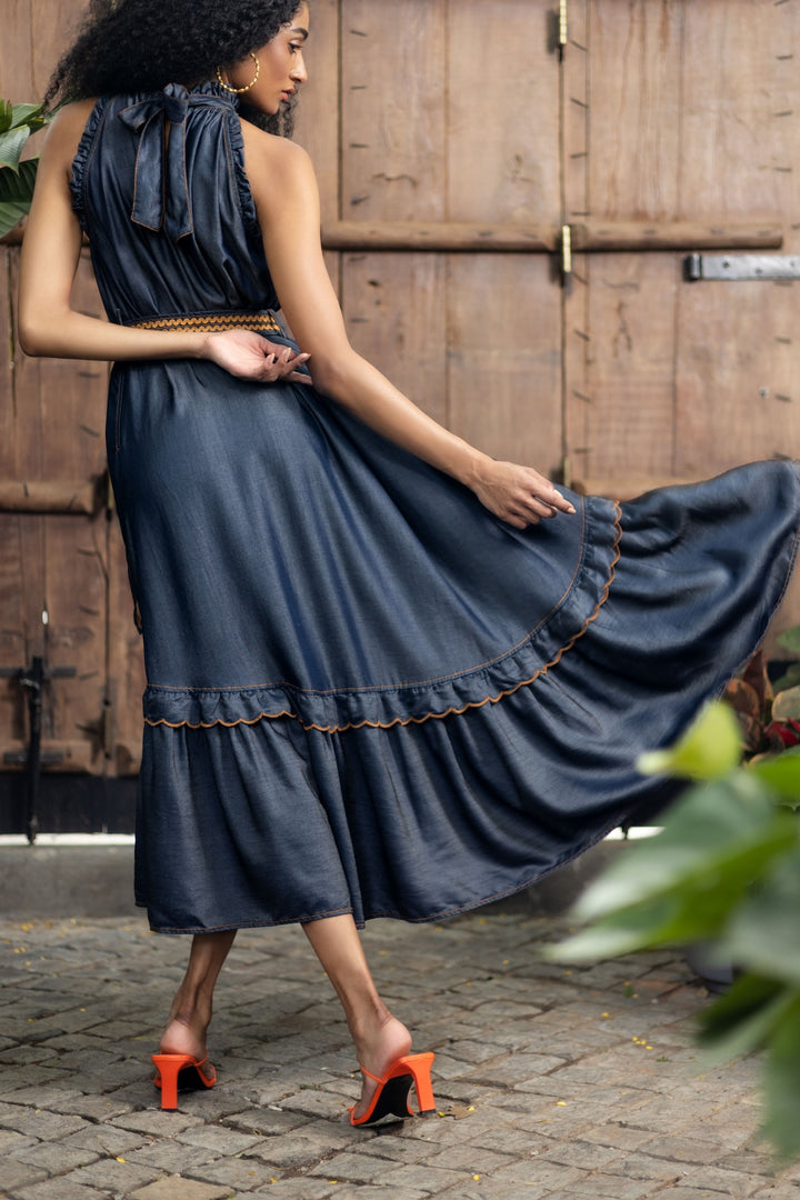 EMILY LOVELOCK | Celine Denim Dress
