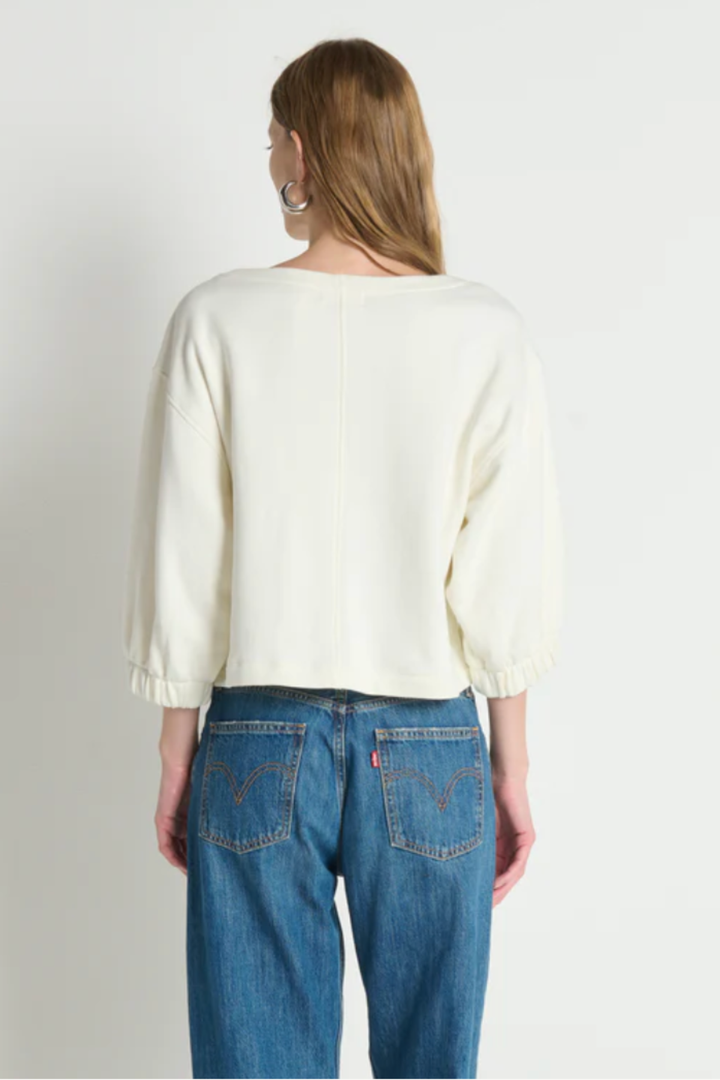 NATION | Geri Sweatshirt- Porcelain