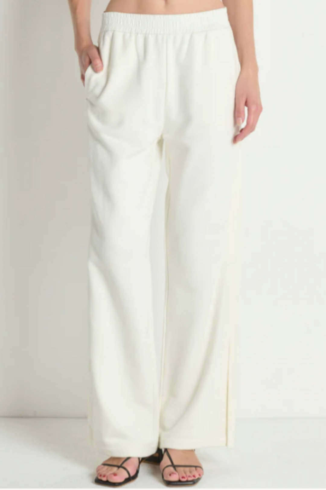 NATION | Abigail Sweatpant- Porcelain