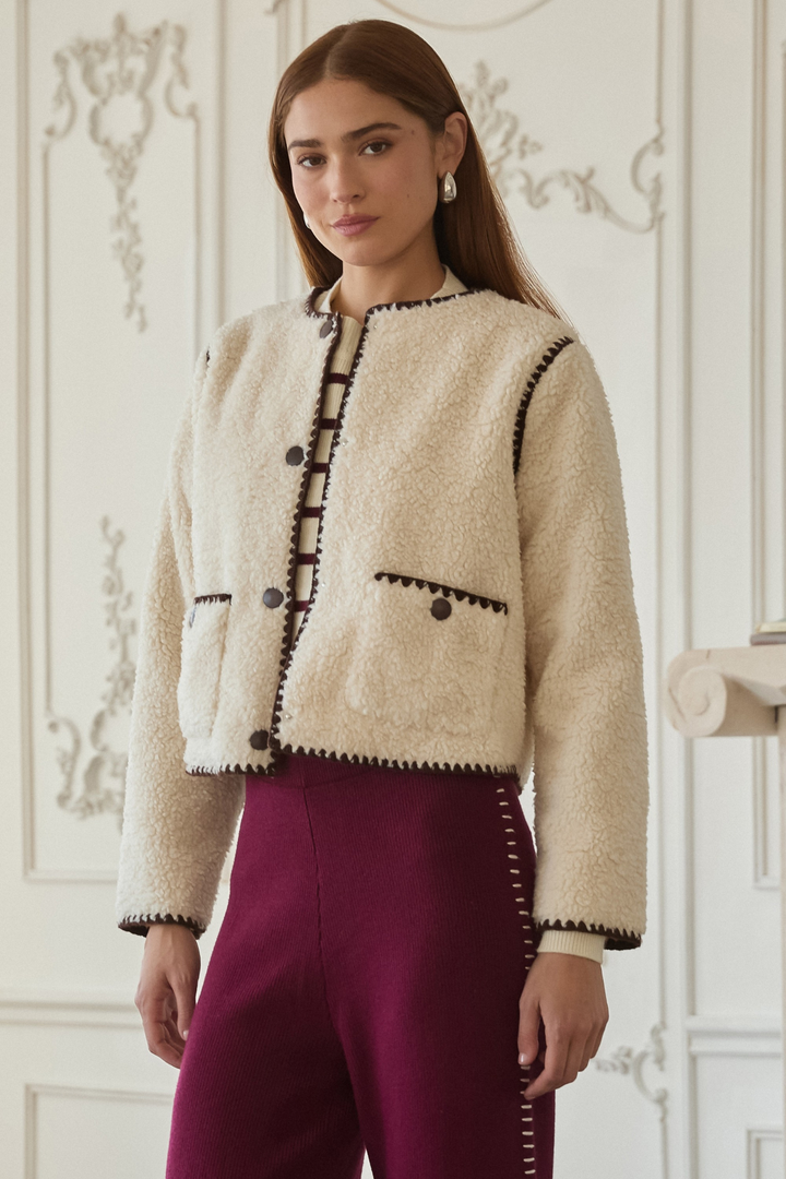 SHERPA CROP JACKET