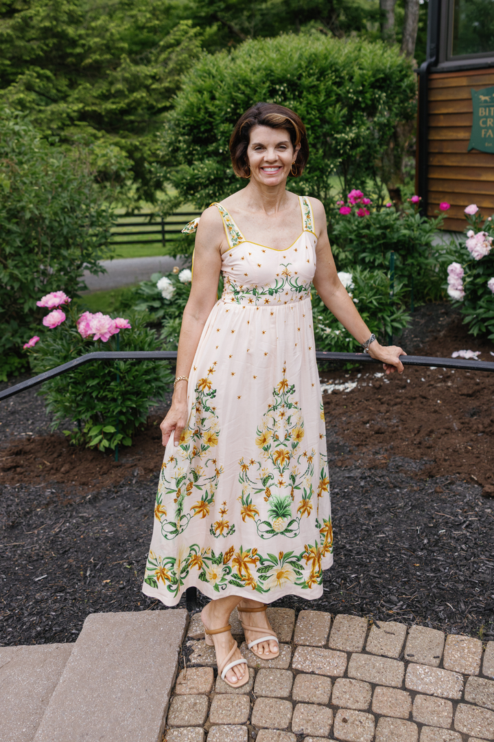 FARM RIO | BOTANICAL BEAUTY MIDI DRESS