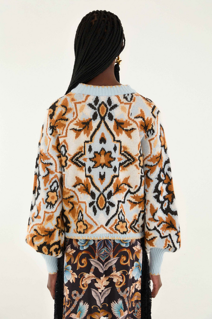 FARM RIO | WINTER TAPESTRY SWEATER