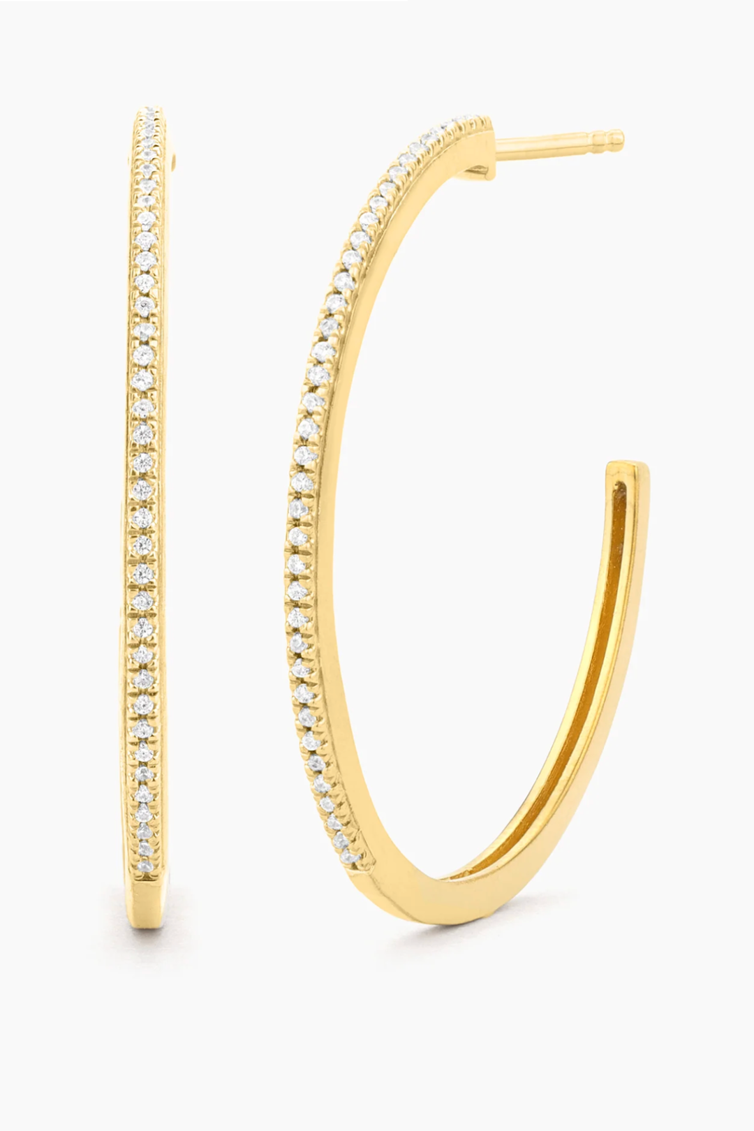 Ella Stein | Medium Hoop Earrings - Gold