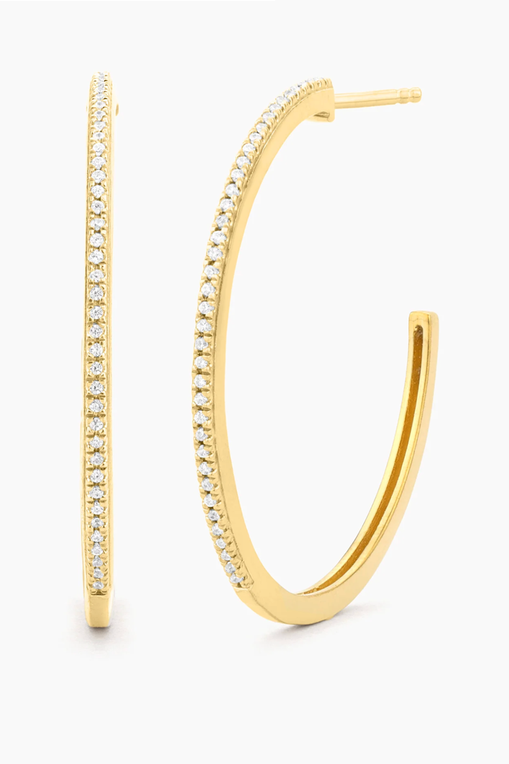 Ella Stein | Medium Hoop Earrings - Gold