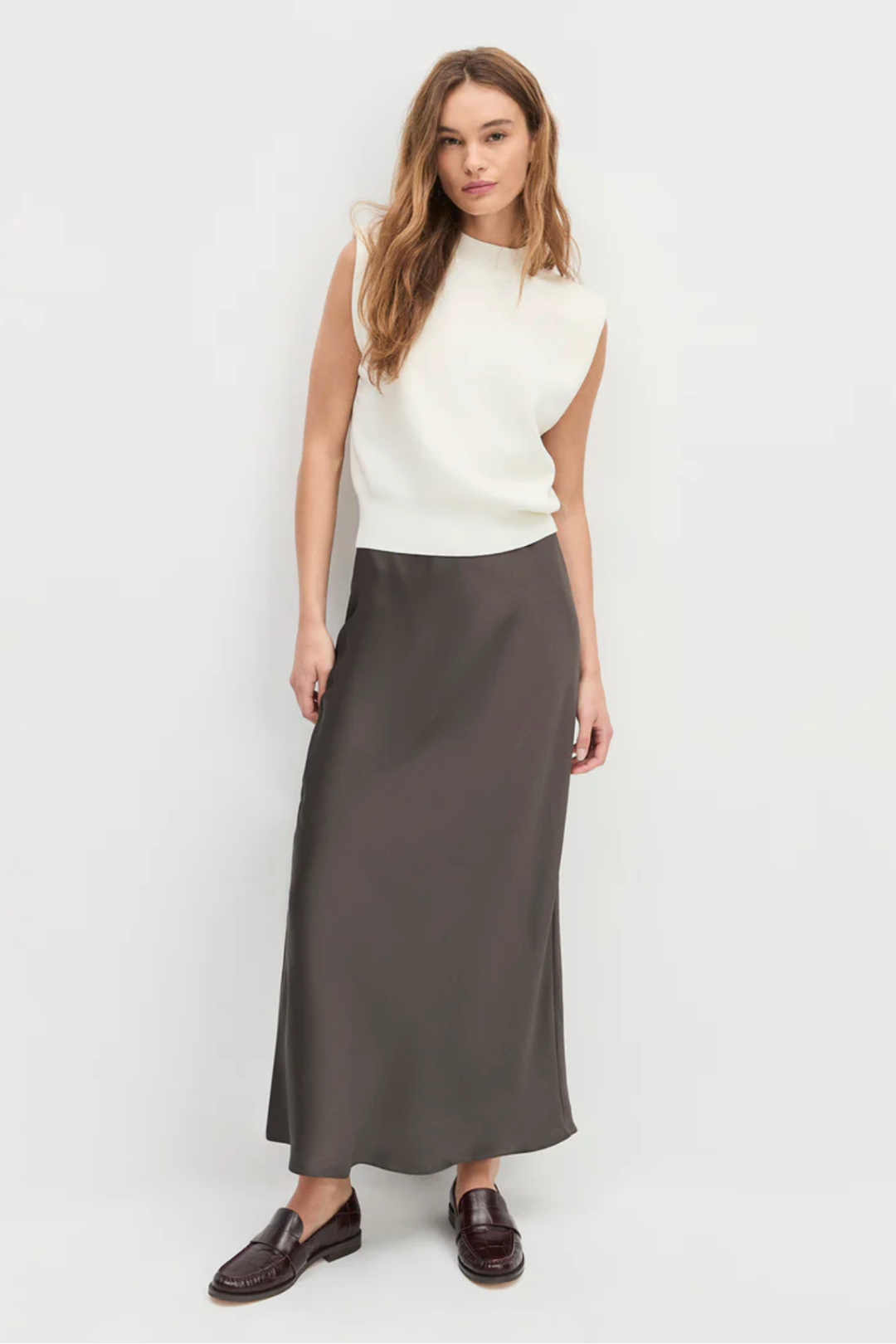 FAVORITE DAUGHTER | FAVORITE SKIRT- COFFEE