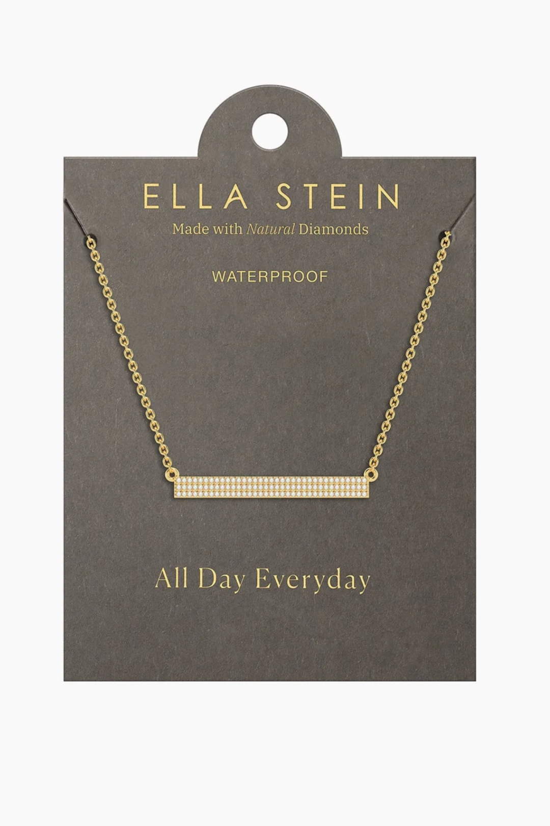 Ella Stein | Tell Me Straight Pendant Necklace - Gold