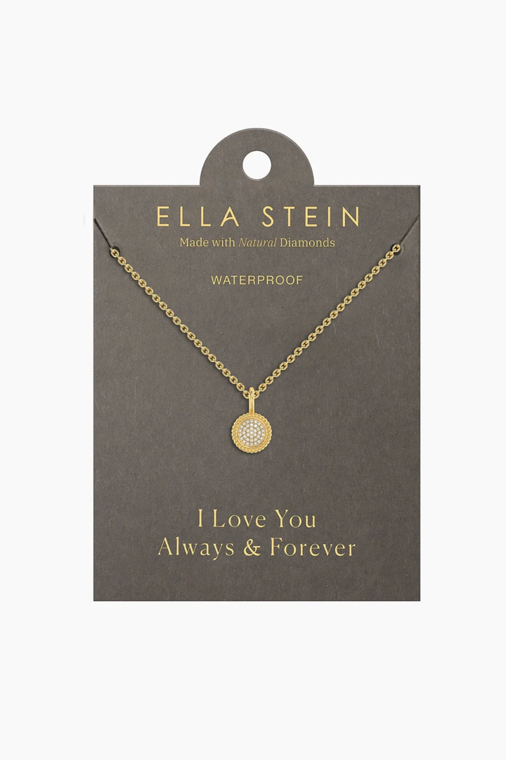 Ella Stein | Circle Rope Pendant Necklace - Gold