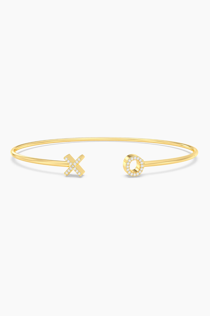 Ella Stein | Xo Flexi Cuff Bracelet - Gold