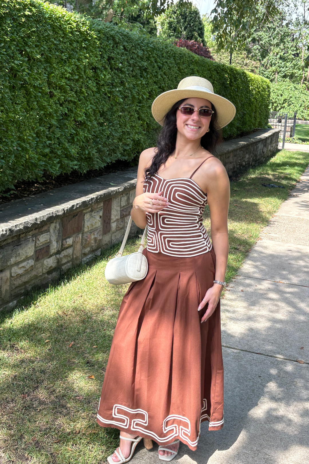 Embroidered Corset Top