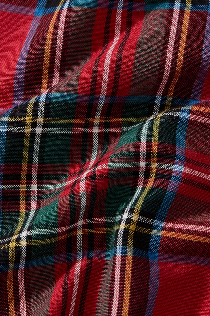 Stowe Tartan Red Plaid Table Runner