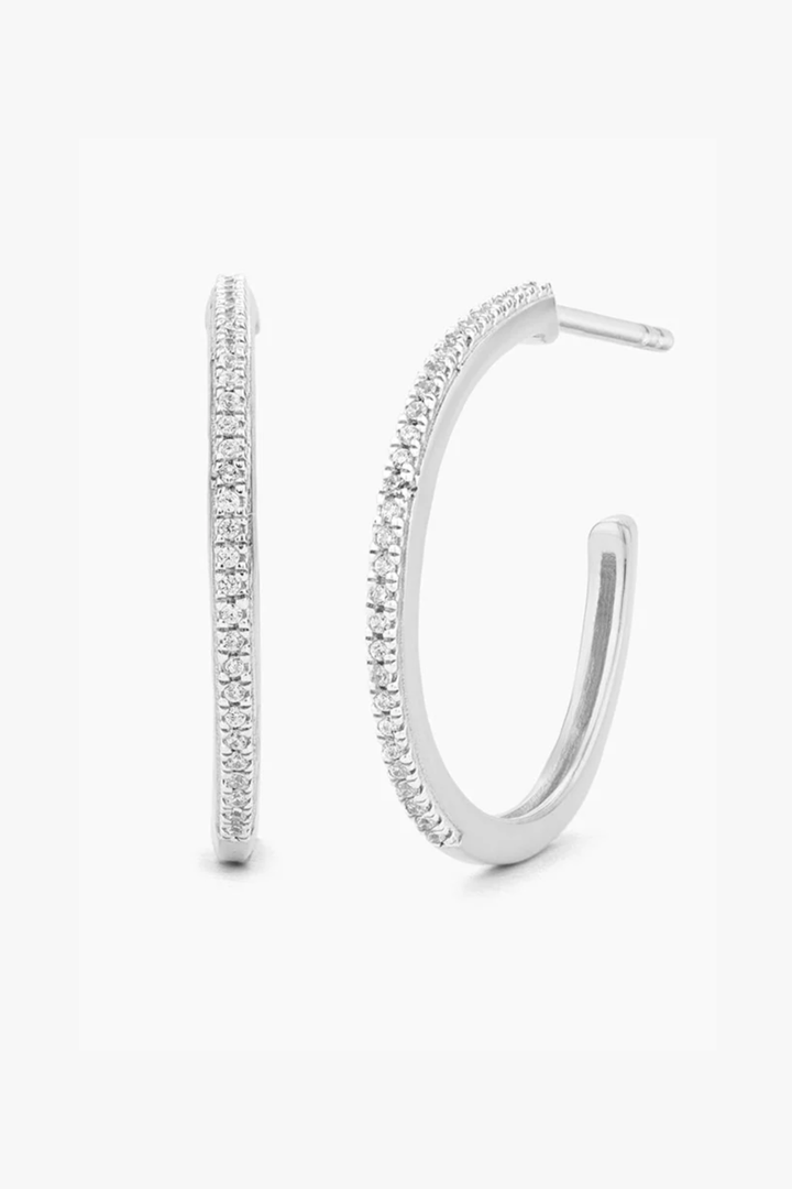 Ella Stein | Small Hoop Earrings - Silver