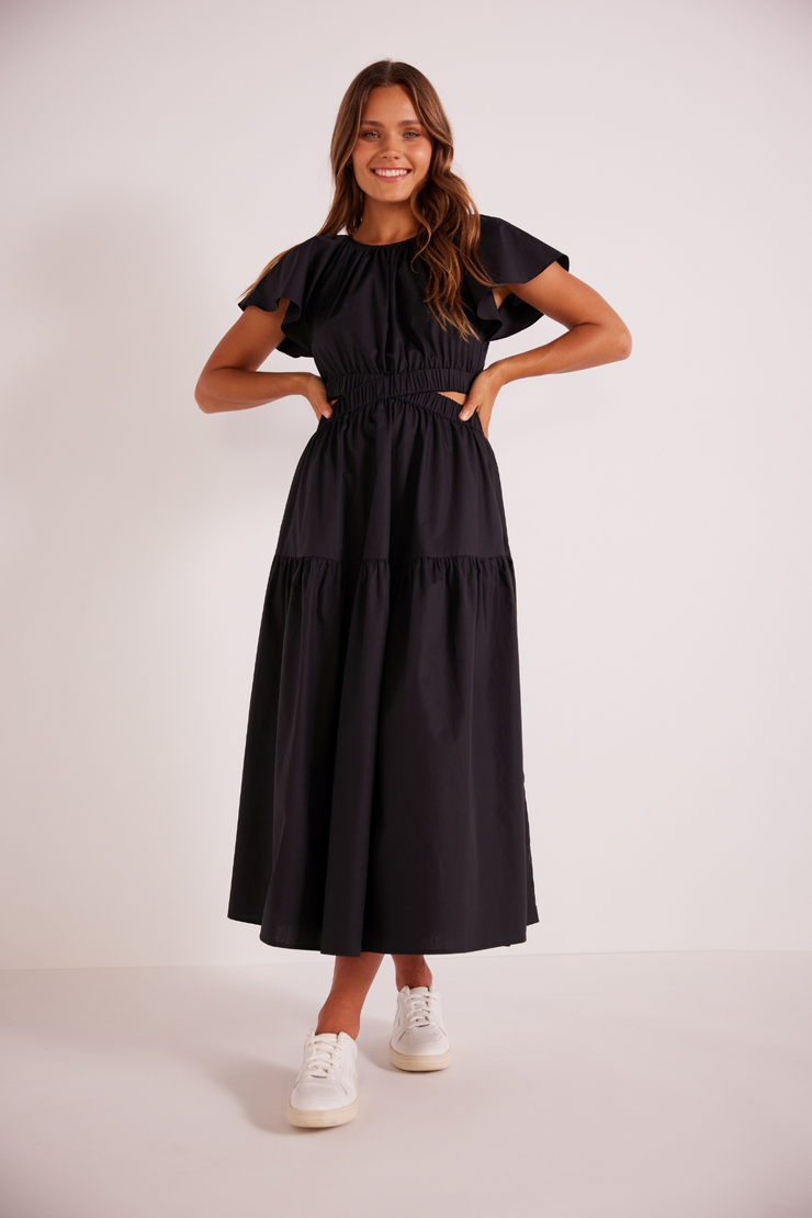 MINKPINK ALLEGRA CUTOUT MIDI DRESS
