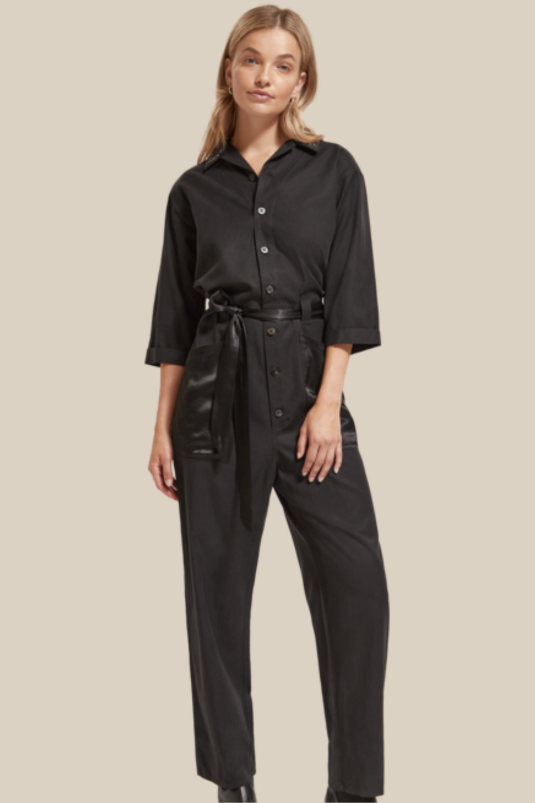 SCOTCH & SODA | Beaded Collar Jumpsuit