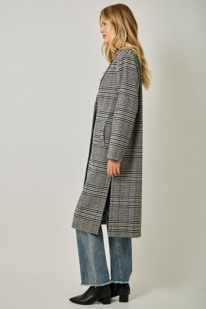 Plaid Long Coat