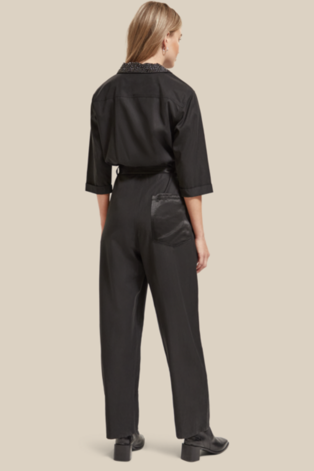 SCOTCH & SODA | Beaded Collar Jumpsuit