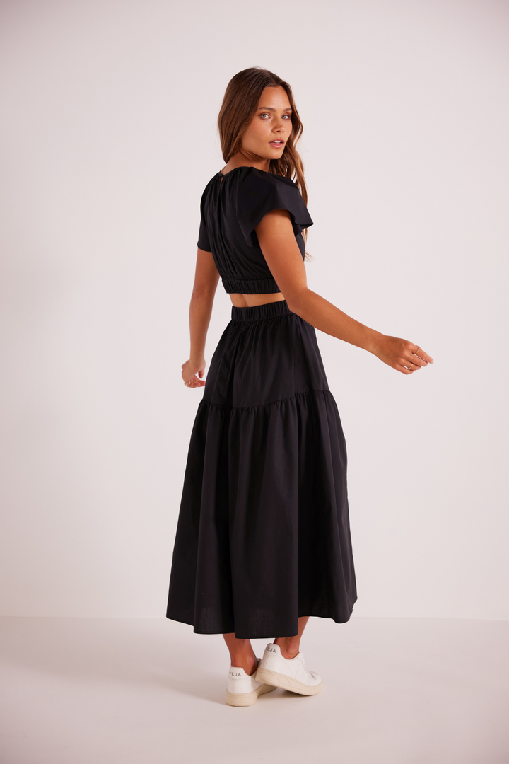 MINKPINK ALLEGRA CUTOUT MIDI DRESS