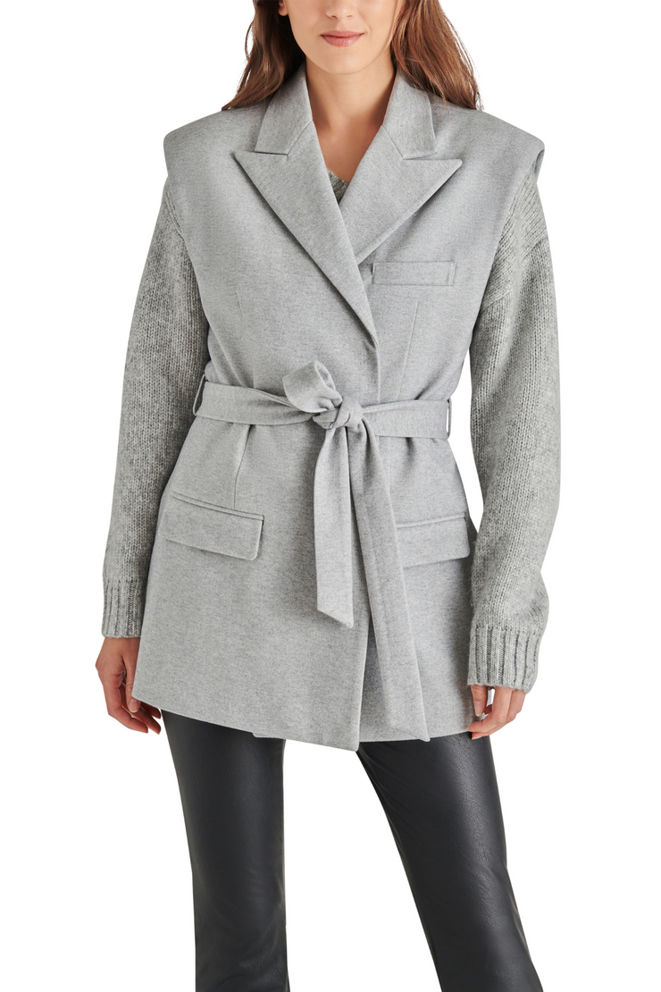 STEVE MADDEN VIVIANA VEST- GRAY