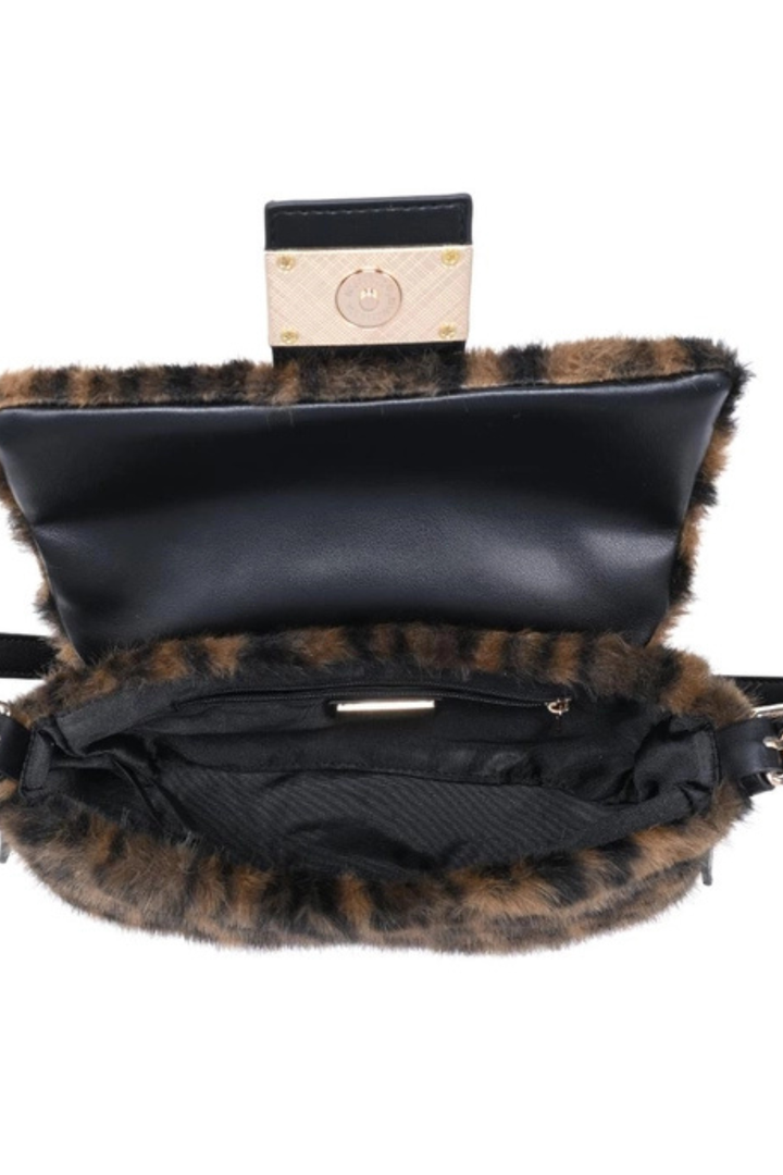 FAUX FUR LEOPARD