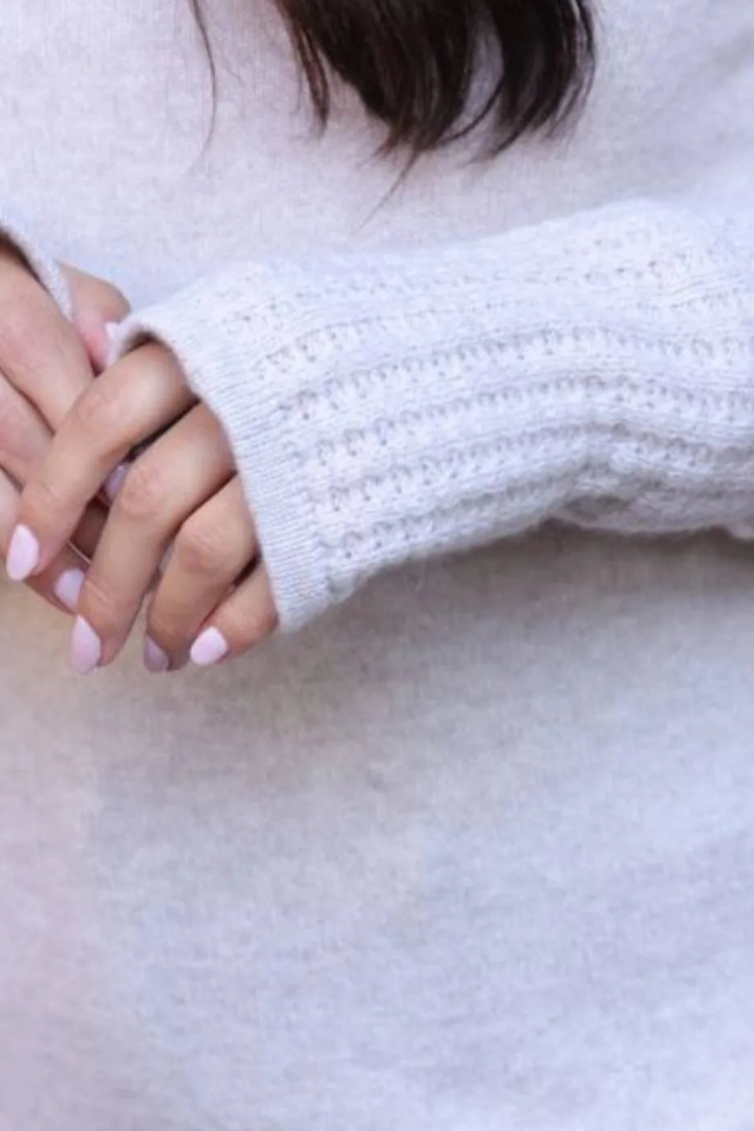 ALASHAN | Cashmere Waffle 3 in 1 Glove- Latte