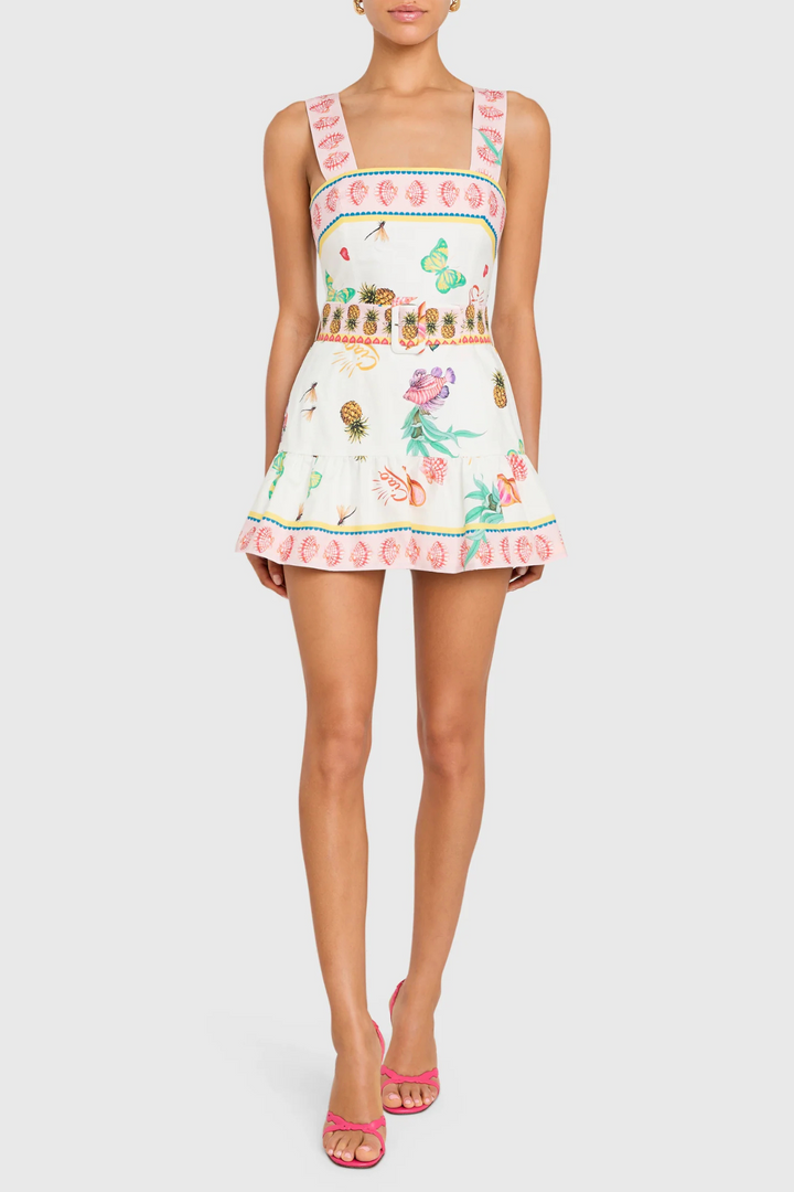 AMANDA UPRICHARD | LENA SKORT ROMPER
