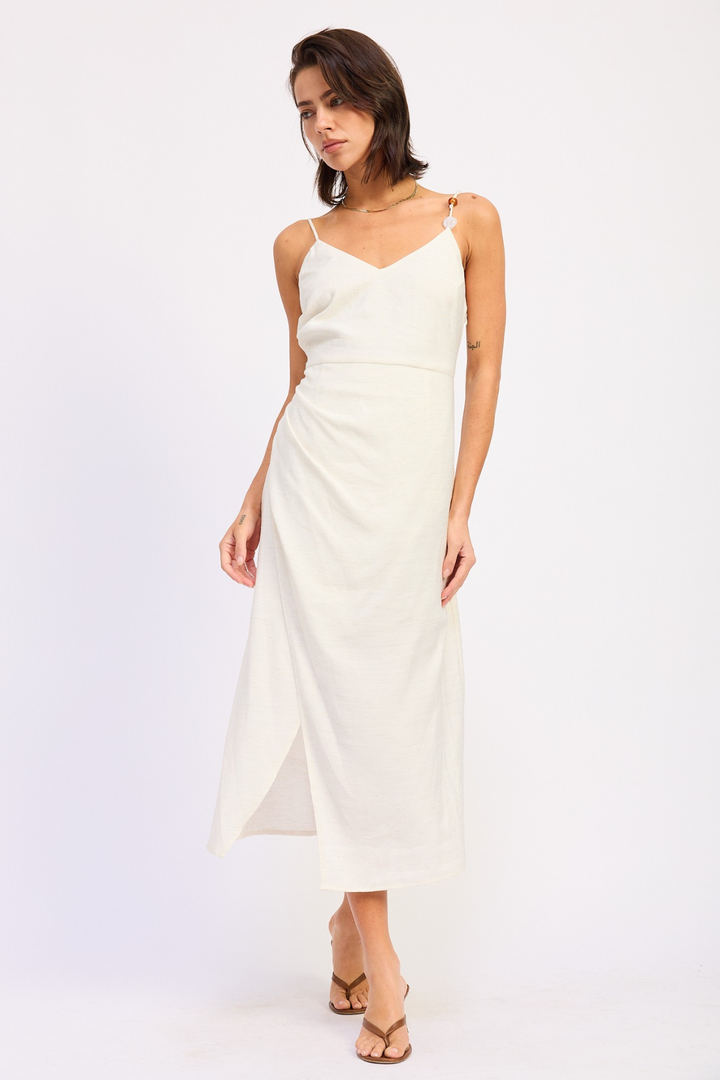 Pleated Tulip Midi Dress Medium