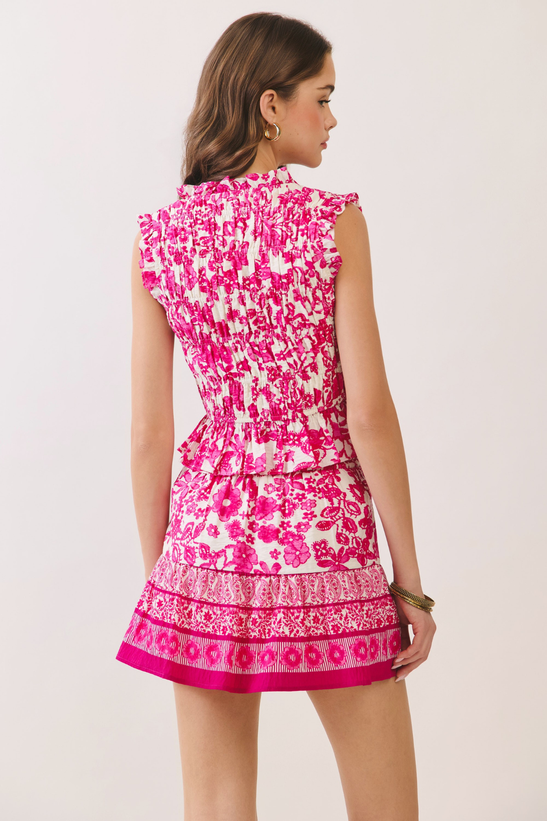 Pink Paisley Top