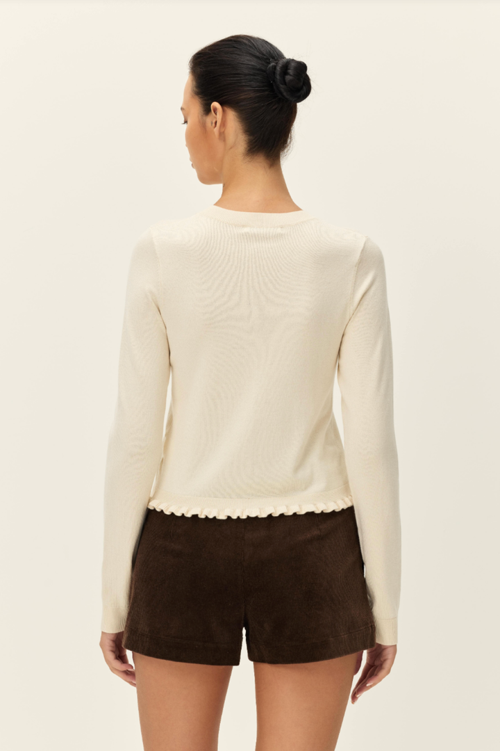 Elodie | Camille Ruffled Cardigan