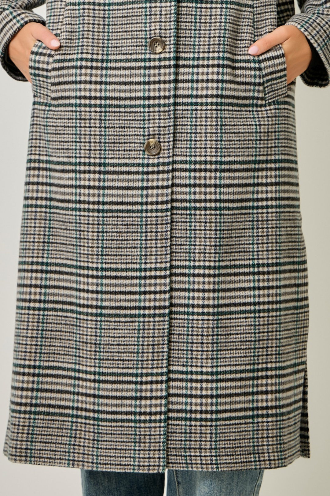 Plaid Long Coat