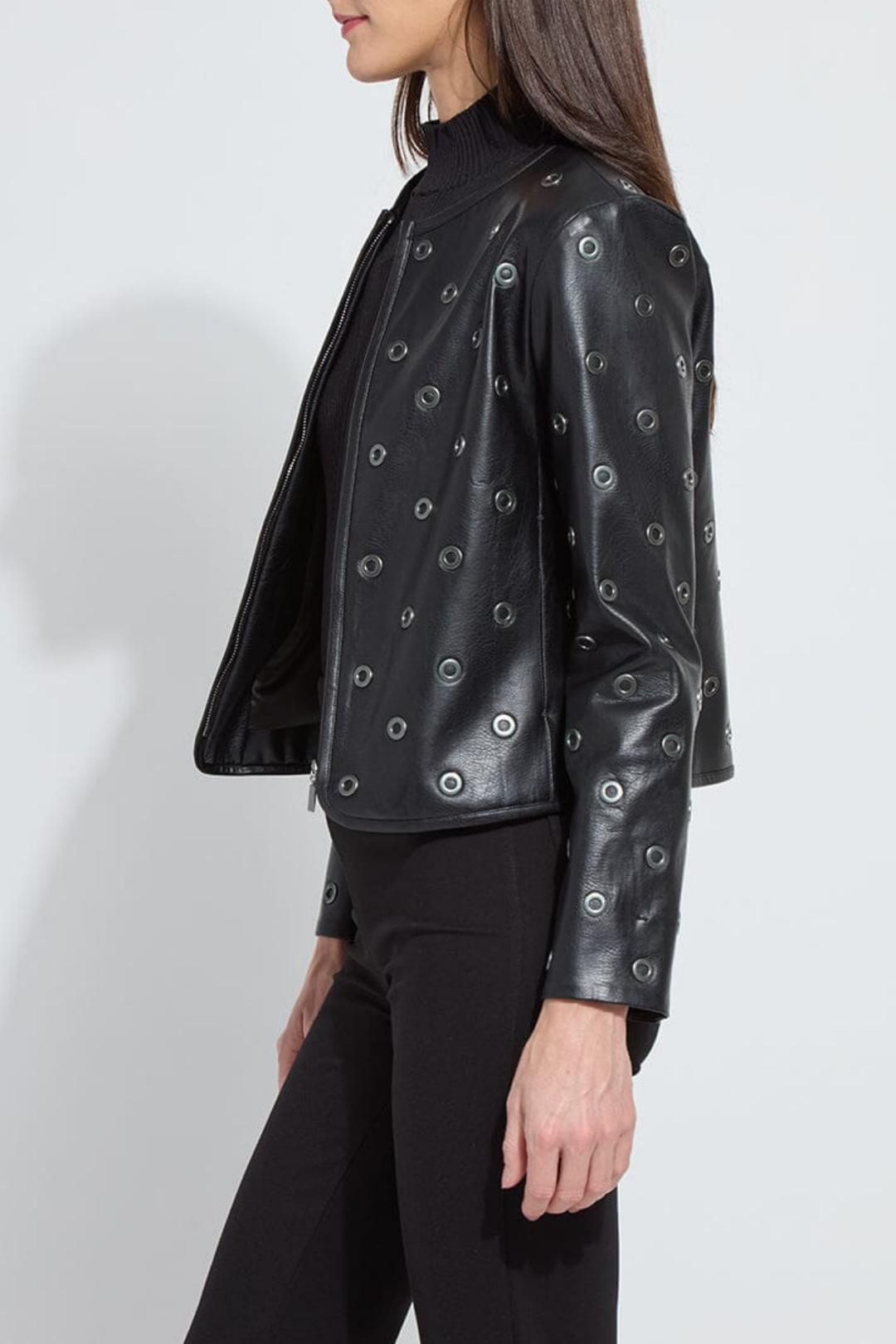 LYSSE | Geneva grommet Vegan Leather Jacket