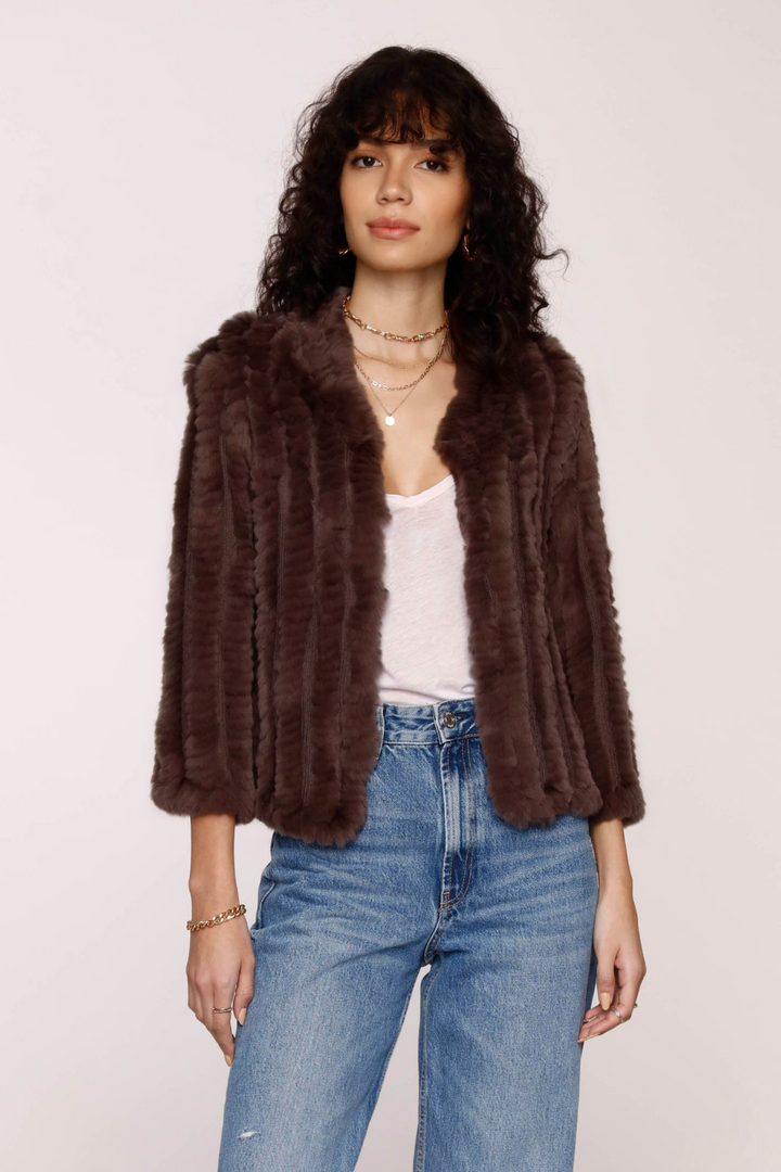 HEARTLOOM | Rosa Jacket- Brown