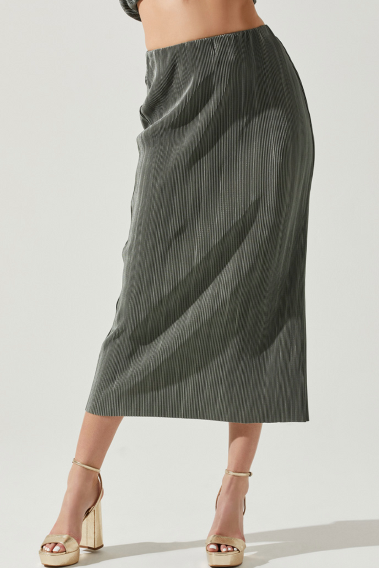 ASTR Cataleya Skirt- Sage