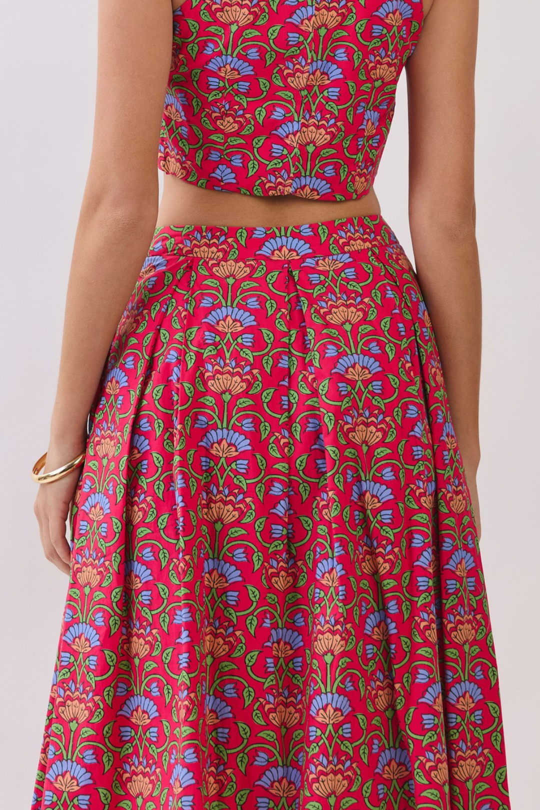 Red Tapestry Skirt