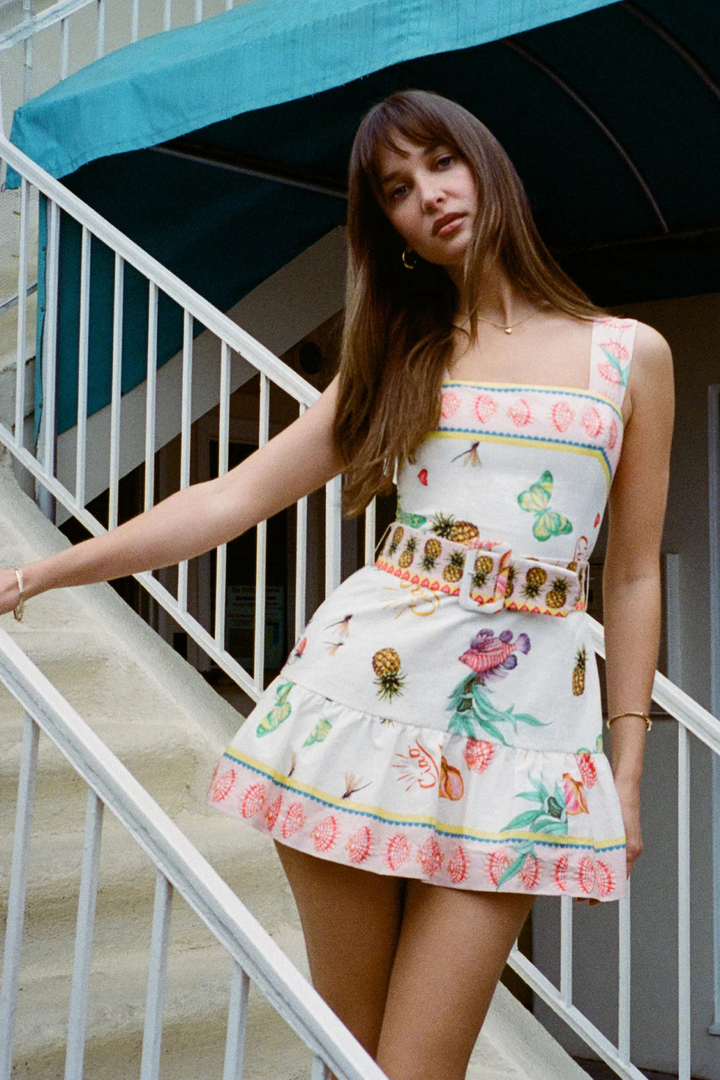 AMANDA UPRICHARD | LENA SKORT ROMPER