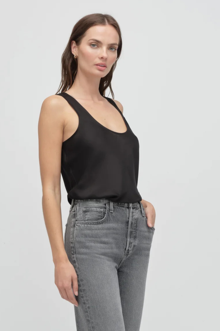 FAVORITE DAUGHTER | CLEAN CUT TANK- Black