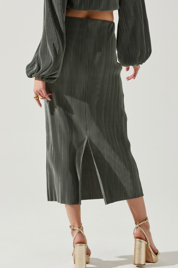 ASTR Cataleya Skirt- Sage